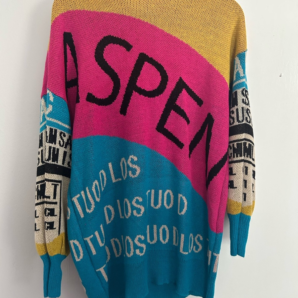 Colorful Graphic Sweater